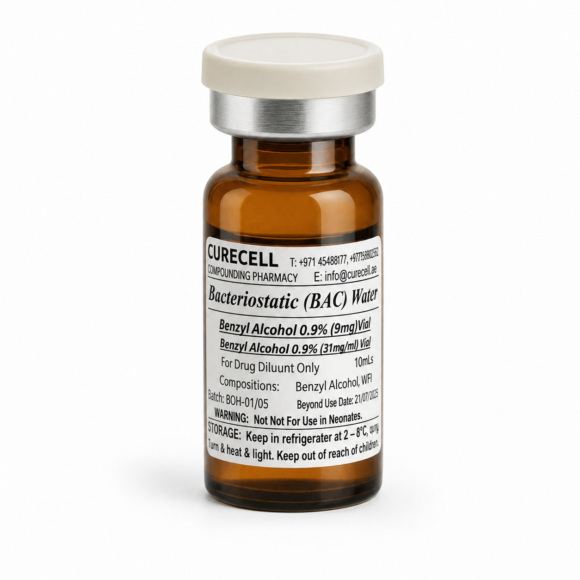Pharma-Grade BAC Water